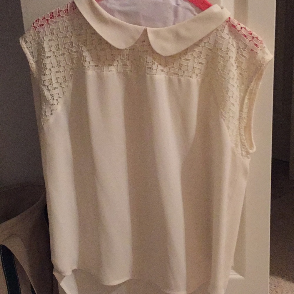 Lush beautiful cream shirt